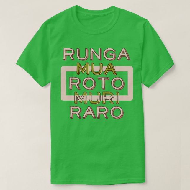 Camiseta Maori Language Te Reo (Frente do Design)
