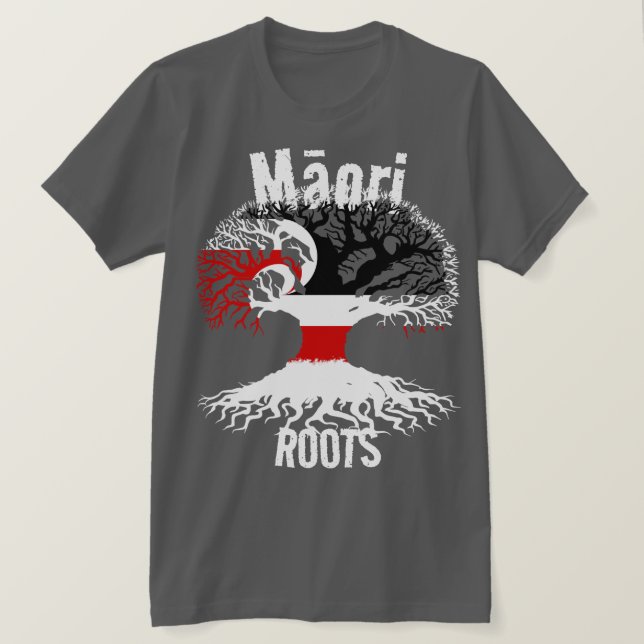 Camiseta Māori ROOTS (Frente do Design)