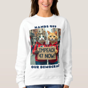 Camiseta Mãos à nossa democracia política