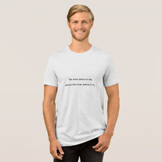 Camiseta Mãos. A paz interior em mim e em você