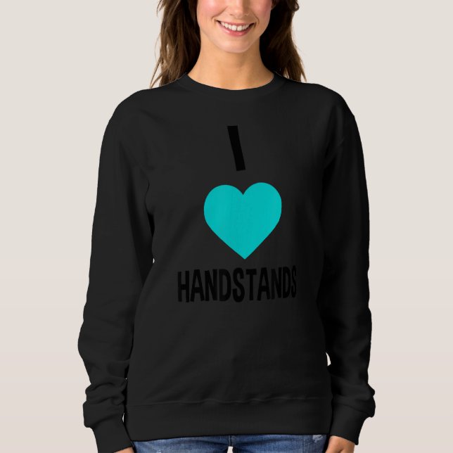 Camiseta Mãos Adoro ginástica (Frente)