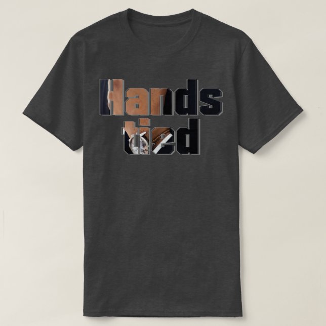 Camiseta Mãos atadas (Frente do Design)