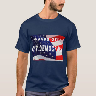 CAMISETA "MÃOS DA NOSSA DEMOCRACIA"