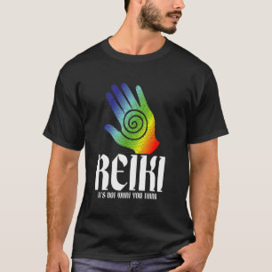 Camiseta Mãos de Cura Reiki Espiritual Reiki Chakra Luz