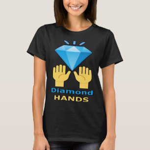 Camiseta Mãos de Diamante trader do mercado de ações e inve