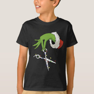 Camiseta Mãos de Elfo Divertidas Estilista de Cabelo Cabele