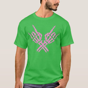 Camiseta Mãos de Família da Rocha Esqueleto