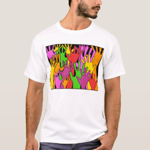 Camiseta Mãos de ondulação