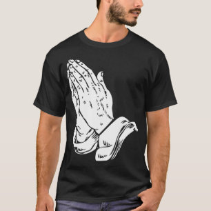 Camiseta Mãos de Oração - Legal Jesus religioso Cristão