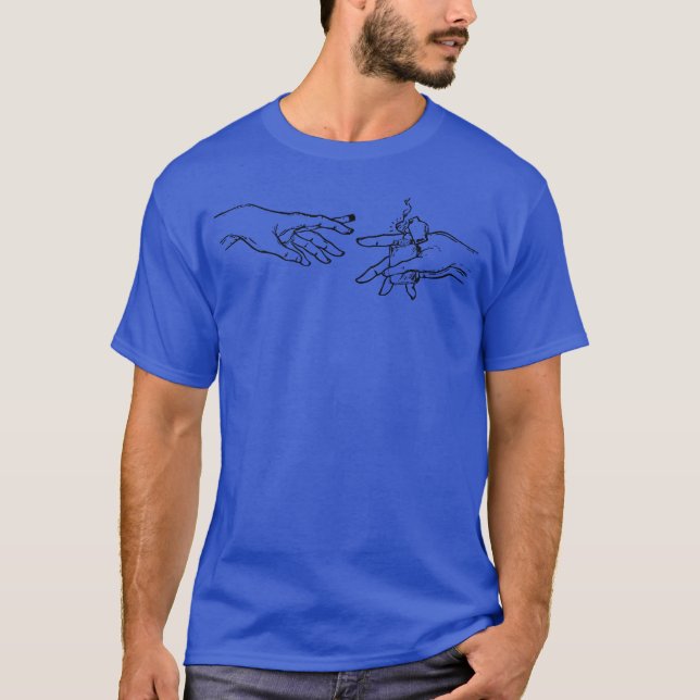 Camiseta Mãos desenhando presente (Frente)