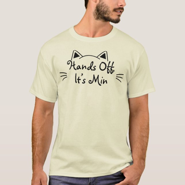 Camiseta Mãos desligadas, é mín (Frente)