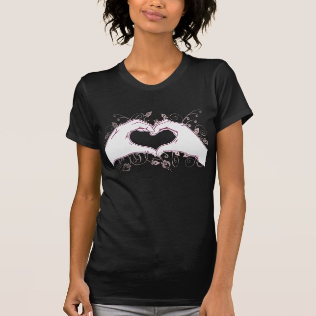 Camiseta Mãos do coração (Frente)