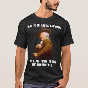 Camiseta Mãos do rap de Josepf Ducreux em direção ao cé