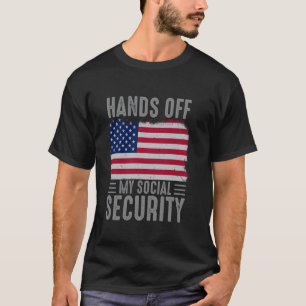 Camiseta mãos fora da minha previdência social Protesto pre