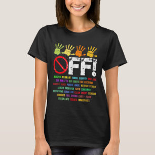 Camiseta Mãos Fora Da Minha Segurança Social E Protesto Med