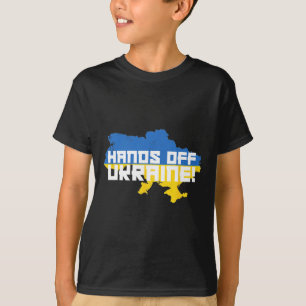 Camiseta Mãos Fora da Ucrânia Putin Protesto Rússia Fica Co