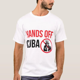 Camiseta Mãos Fora de Cuba