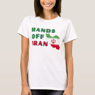 Camiseta Mãos Fora do Irã