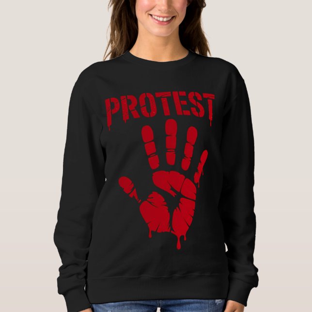 Camiseta Mãos Fora Proteste Nossos Direitos Voto Futuro (Frente)
