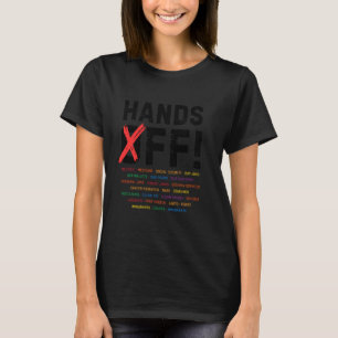 Camiseta Mãos Fora Protesto Segurança Social e Medicare Pro