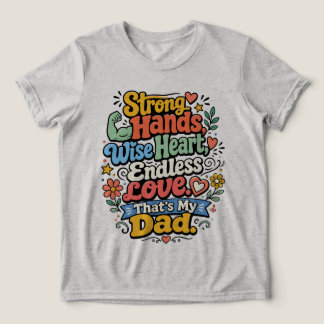 Camiseta Mãos Fortes, Coração Sábio, Amor Sem FimPersonaliz