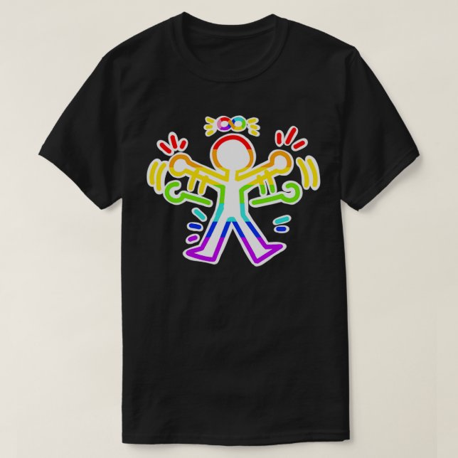 Camiseta Mãos fracas são mãos felizes (Frente do Design)