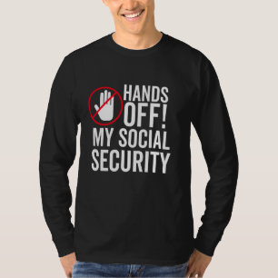 Camiseta mãos longe da minha previdência social Protesto pr