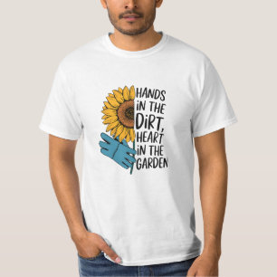 Camiseta Mãos na saia, coração no jardim