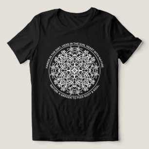 Camiseta Mãos na Sujeira, Cabeça no Sol, Gardenin