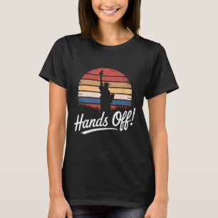 Camiseta Mãos Para Fora Da Estátua De Protesto Da Liberdade