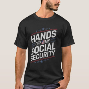 Camiseta Mãos Para Fora Do Meu Protesto De Segurança Social
