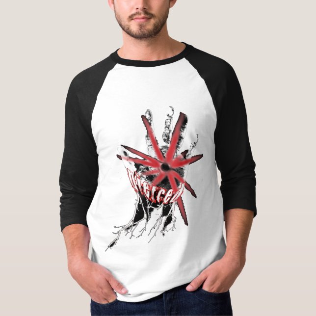 Camiseta Mãos perfuradas de unhas (Frente)