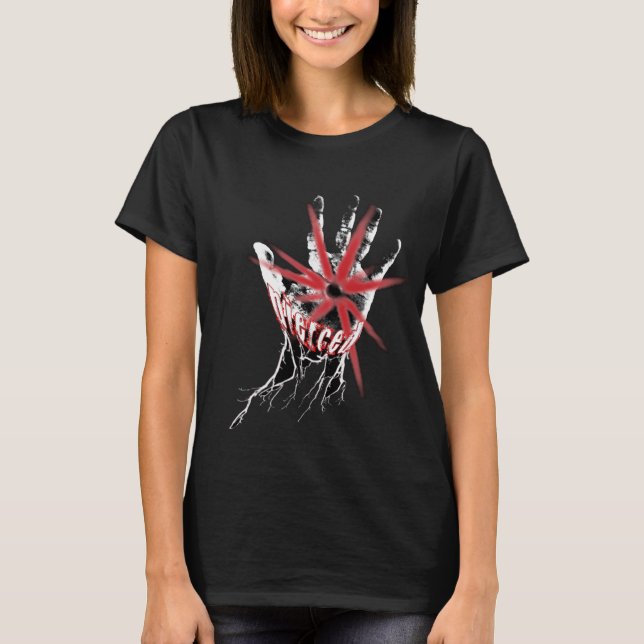 Camiseta Mãos perfuradas de unhas (Frente)