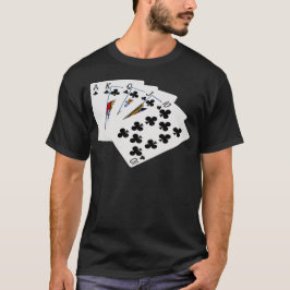 Camiseta Mãos-Poker - Royal Flush - Acessórios para Pistas