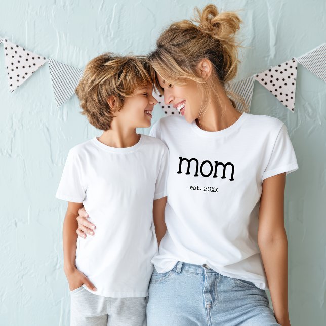Camiseta Mãozinha Preta Estabelecida Mãe (Criador carregado)