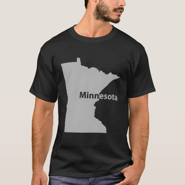 Camiseta Map Minnesota Home State Pride Gift (Frente)