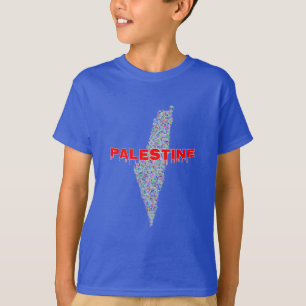 Camiseta Mapa ف Palestina ل س ط ي ن   Palestina Livre   Paz