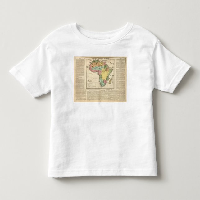 Camiseta Mapa 2 do atlas de África (Frente)
