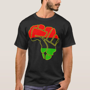 Camiseta Mapa Africano da História Negra
