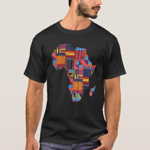 Camiseta Mapa Africano legal para Mulheres Homens Tradicion