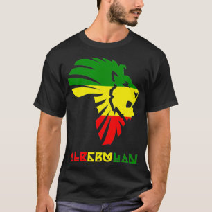 Camiseta Mapa Africano Orgulhoso Leão Africano De Alkebulan