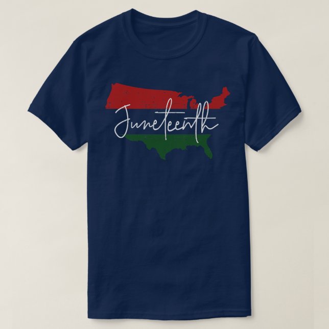 Camiseta Mapa americano com pan africano para 11 de junho (Frente do Design)