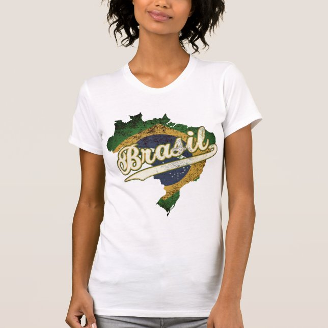 Camiseta Mapa Brasil (Frente)