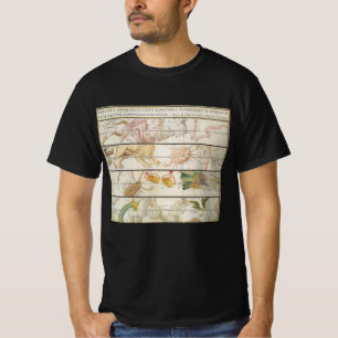 Camiseta Mapa Celestial Antigo, Astronomia por John Seller