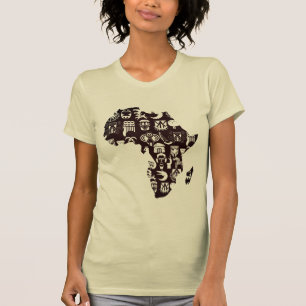 Camiseta Mapa da África