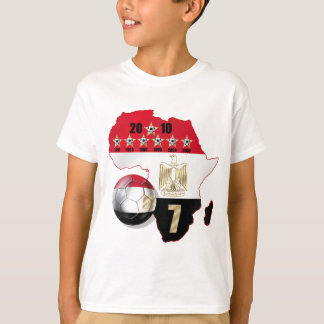 Camiseta Mapa da África 2010 na bandeira do Egito