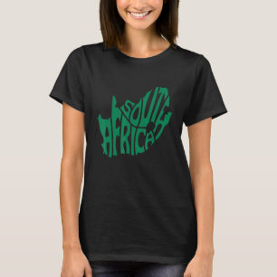 Camiseta Mapa da África do Sul, África do Sul