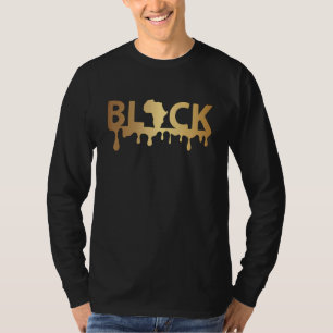 Camiseta Mapa da África Negra