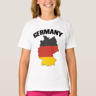 Camiseta Mapa da Alemanha - Bandeira Alemã - Viagem de Alem