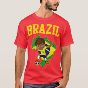 Camiseta Mapa da Bandeira Brasileira do Brasil
